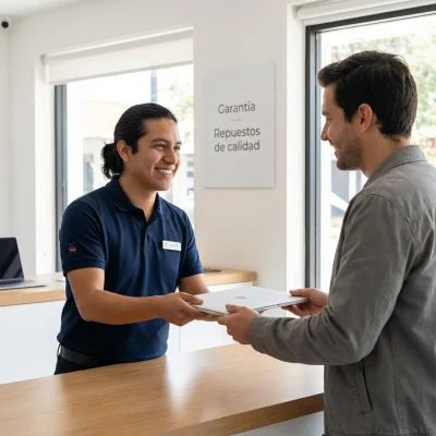 Técnico-sonriente-entregando-laptop-reparada